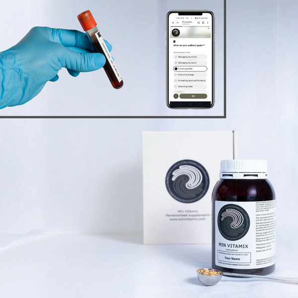 Ultra Plus Personalised Vitamins with lifestyle quiz and order blood test